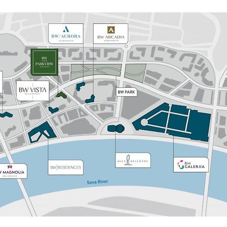 Appartamento Belgrade Waterfront-Beograd Na Vodi - BW Arcadia Lux Esterno foto
